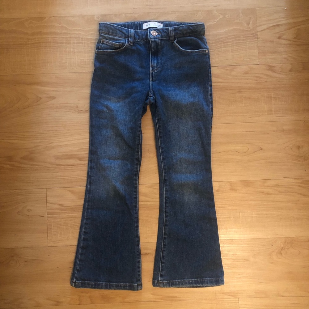 Girls Zara flare jeans